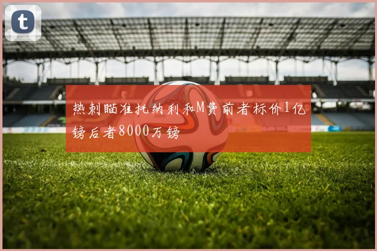 热刺瞄准托纳利和M费前者标价1亿镑后者8000万镑