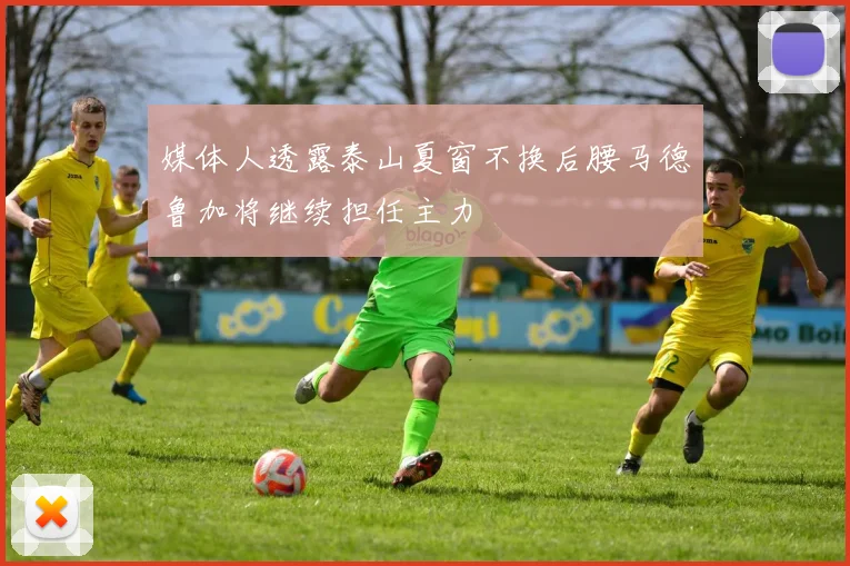 媒体人透露泰山夏窗不换后腰马德鲁加将继续担任主力